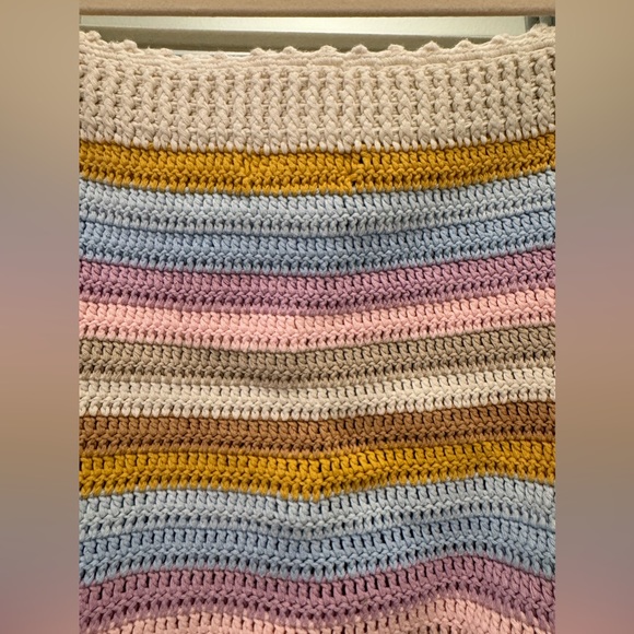 Lovers and Friends (@Revolve) Mini Skirt - Small - Horizon pastel stripe - Picture 4 of 9